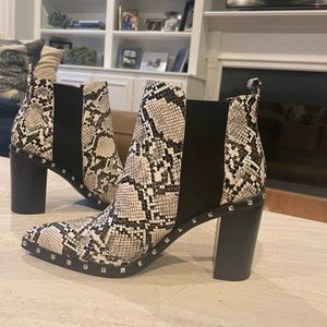 Charles by Charles David western style boots with studs